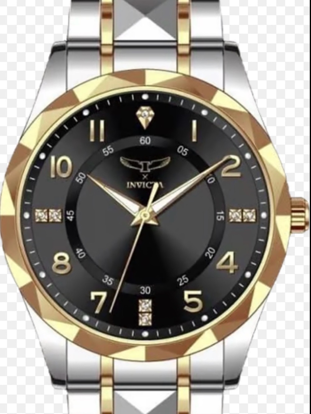 NEW IN BOX Invicta Specialty 69024 Two-Tone Black Dial Men's Watch - All Links